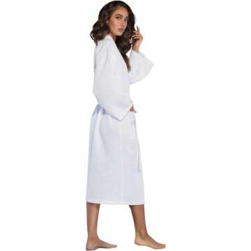 Turquaz Waffle Kimono Robe