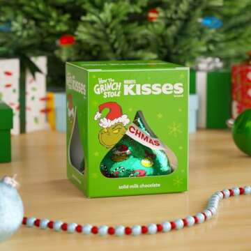 HERSHEY'S Grinch Foil Milk Chocolate KISS - 1.45 oz