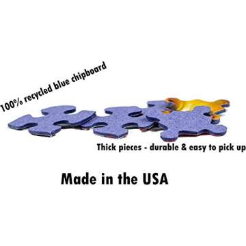 White Mountain Puzzles United States of America - 1000 Piece Jigsaw Puzzle