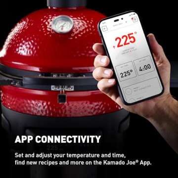 Kamado Joe 18" Pellet Grill & Smoker in Red