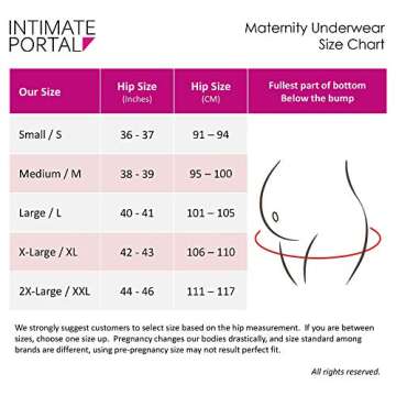 Intimate Portal Maternity Underwear | Pregnancy Postpartum Panties | Under the Bump Bikinis