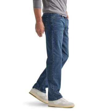 Wrangler Authentics Men's Comfort Flex Jeans - Blue Ocean