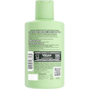 Garnier Fructis Hair Filler Bonding Inner Fiber Rinse Out Pre Shampoo Treatment With Bond Repair Complex, 10.1 Fl Oz, 1 Count