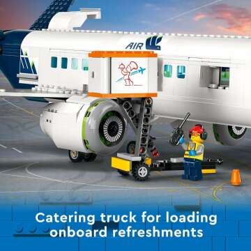 LEGO City Passenger Airplane Set for Kids Ages 6+