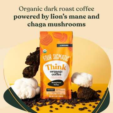 Four Sigmatic Think Mushroom Coffee - 12oz Organic Brew