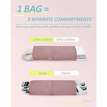 BAGSMART 6 Set Compression Packing Cubes for Travel, Lightweight Vacation Travel Essentials for Women, Travel Accessories for Suitcase Organizer Bags Set, Durable Luggage Organizer Travel Bags