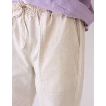 Linen Beach Pants for Men - Lightweight & Comfortable