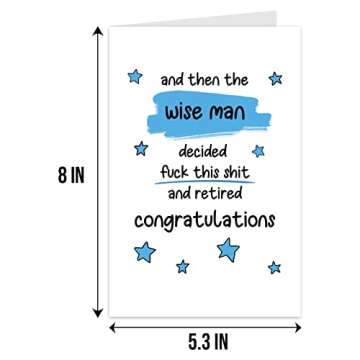 Funny Qiliji Retirement Card for Men - Celebrate Retirement!