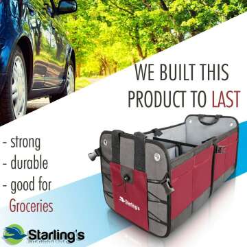 Starling's Adjustable SUV Cargo Organizer in Bordeaux