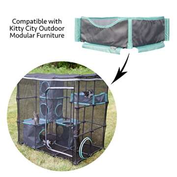 Kitty City Outdoor Catio Furniture & Play Kits for Cats – Bed Replacement