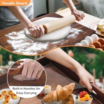 Stylish Wooden Stove Top Cover Board for Gas & Electric Stoves