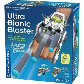 Thames & Kosmos Ultra Bionic Blaster STEM Experiment Kit - Build a Robotic Glove