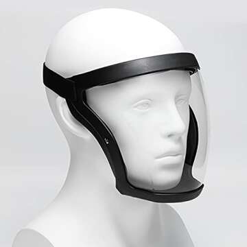 Banxian Anti Fog Face Shield for Adults - Black