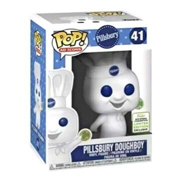 POP! Funko Ad Icon Pillsbury Doughboy Shamrock Cookie Spring Convention Exclusive