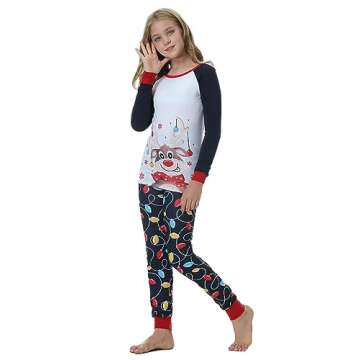 HONG HUI Christmas Family Pajamas Set for All Sizes