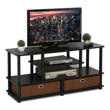 Furinno JAYA TV Stand for Up to 50-Inch TVs