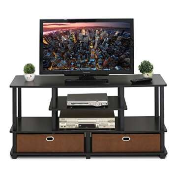 Furinno JAYA TV Stand for Up to 50-Inch TVs