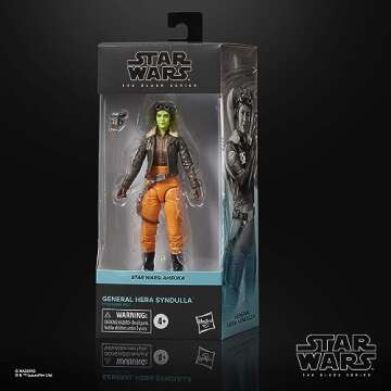 STAR WARS The Black Series General Hera Syndulla, Ahsoka Collectible 6-Inch Action Figures, Ages 4 and Up