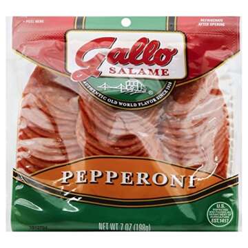 Gallo Salame Deli Sliced Pepperoni Lunch Meat, 7 oz