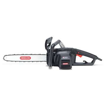 Oregon CS1400 15 Amp Electric Chainsaw, Powerful Corded Electric Saw with 16-Inch Guide Bar & ControlCut Saw Chain, Quiet & Low Kickback, 2-Year Warranty by Oregon (603348)