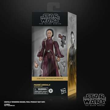 STAR WARS The Black Series Padmé Amidala, The Phantom Menace Collectible 6-Inch Action Figure, Ages 4 and Up