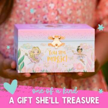 Musical Fairy Jewelry Box for Girls - Giggle & Honey