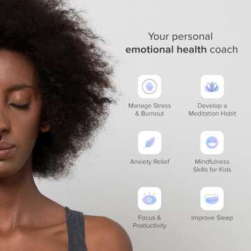 Reflect Orb: Smart tracker for better mental health. Biofeedback device to master meditation, wellness focus, anxiety, manage stress & ADHD strategies. Mindfulness, emotional regulation self-care gift