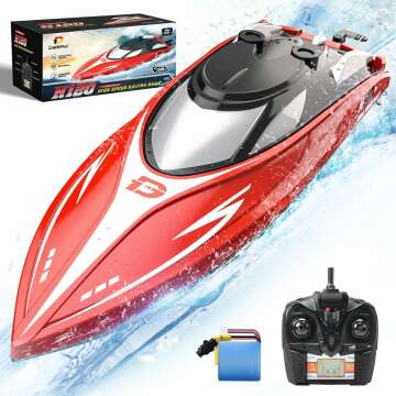 DEERC H120 Fast RC Boat: Ideal for Pools and Lakes Fun