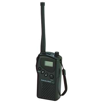 Dakota Alert MURS Radio - M538-HT MURS Wireless VHF Transceiver - Handheld 2-Way Radio License Free - Multi-Use Radio Service, MURS Walkie Talkie