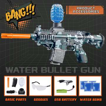 Electric Eco-Friendly Gel Ball Blaster Toy - Ages 12+