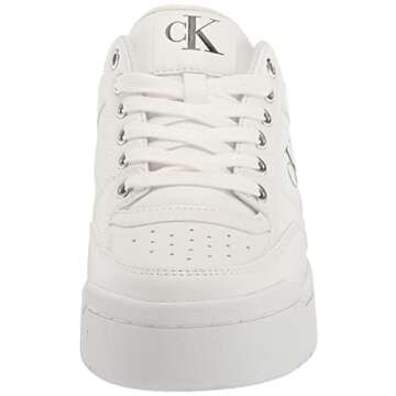 Calvin Klein Women's Alondra Sneaker, White 142, 9.5