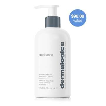 Dermalogica Precleanse Oil Cleanser, Makeup Remover for Face - Cleanse Pore and Melts Makeup, Oils, Sunscreen and Environmental Pollutants, 10 fl oz