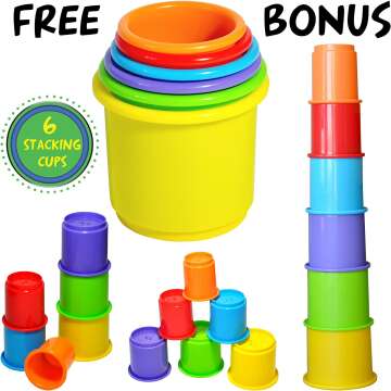 Pound-A-Ball Toy with Stacking Cups