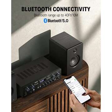 Donner 1000W Bluetooth 5.0 Home Theater Receiver