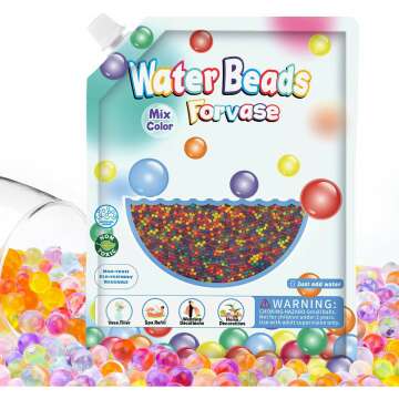 120,000 Rainbow Mix Jelly Water Gel Beads - Fun & Colorful