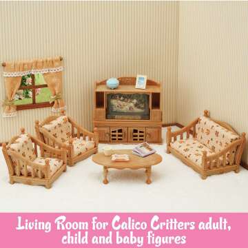 Calico Critters Living Room Dollhouse Furniture