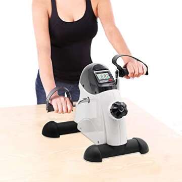 Hausse Mini Exercise Pedal Bike for Home Workouts