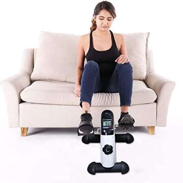 Hausse Mini Exercise Pedal Bike for Home Workouts