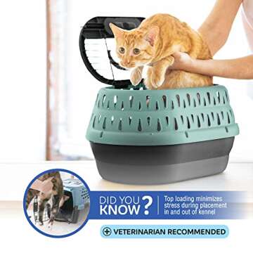 Pet Carrier for Small Pets - Two Door or Top Load