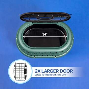 Pet Carrier for Small Pets - Two Door or Top Load