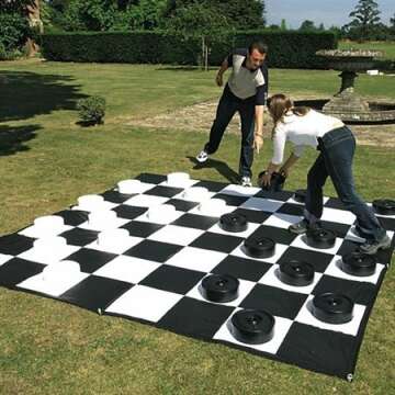 Giant Games Giant Chess / Checkers - Mat Only