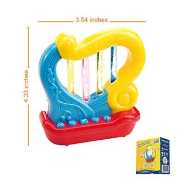 Portable First Harp Musical Instrument - Educational Toy for Children’s Learning and Entertainment