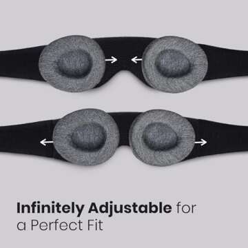 Manta Sleep Mask for Total Light Blocking and Comfort