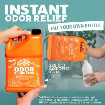 ANGRY ORANGE Pet Odor Eliminator - 1 Gallon Citrus Deodorizer