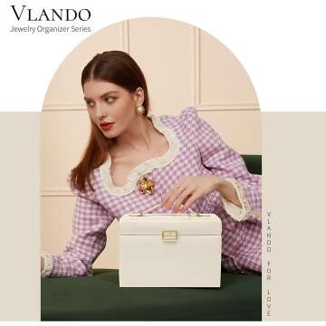 Vlando Jewelry Box Organizer