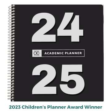 Order Out Of Chaos 2024-25 Academic Planner, Daily, Weekly & Monthly Time Management School Agenda, Size 8.5x8.25 (Midnight)