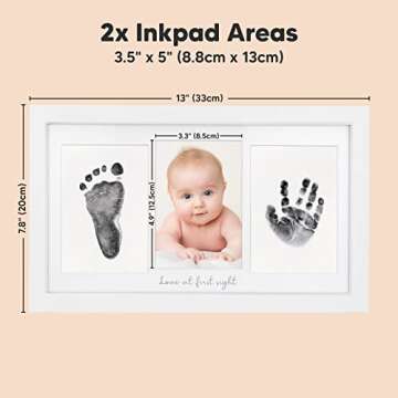 Inkless Baby Handprint Footprint Kit - Keep Memories