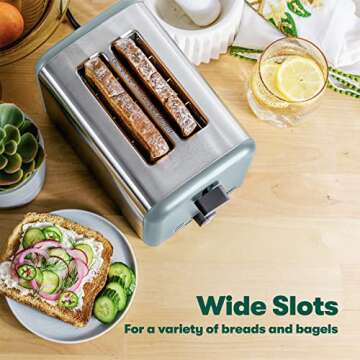 BELLA 2 Slice Toaster - Quick & Easy Toasting