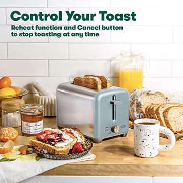 BELLA 2 Slice Toaster - Quick & Easy Toasting