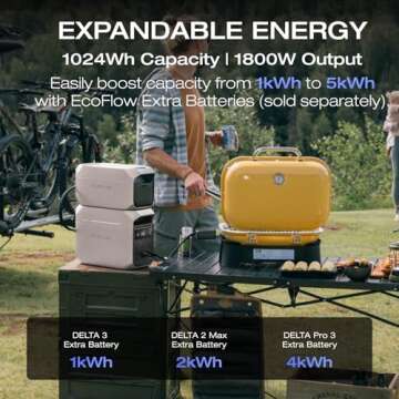 EF ECOFLOW Portable Power Station DELTA 3 Plus (2024) with Solar Generator Option